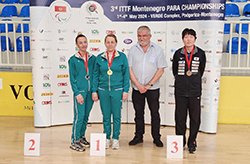 Турнир по настольному теннису «ITTF Montenegro Para Championships 2024».